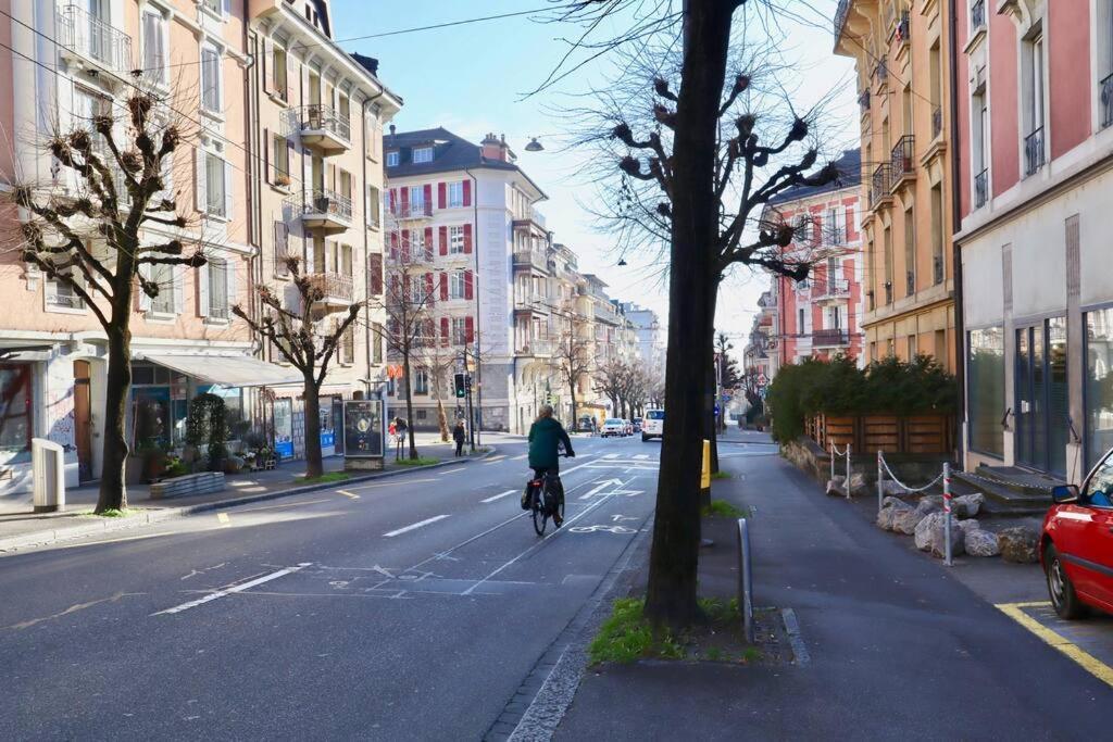 Comfortable, Very Well Located Between Train Station And Lake! Lausanne Extérieur photo